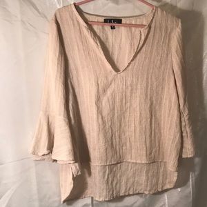 Mid length sleeve shirt. Super light and comfy.